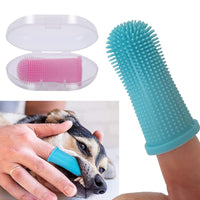 Petmonde-Brosse à Dents Super Douce pour Chien et Chat, Outil de Soins de la Mauvaise Haleine, Sans Silicone, Accessoires Pour Chiens et Chat-Blanc-Petmonde