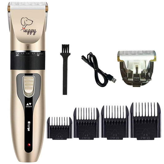 Tondeuse Professionnelle Rechargeable pour Animaux – Ensemble Complet pour Toilettage et Coupe de Cheveux pour Chiens et Chats-1-Petmonde