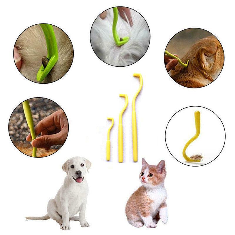 Set Tire Tique - Retireur de Tiques Fiable pour Chiens et Chats, Set de 3 Tailles (S, M, L)-4-Petmonde