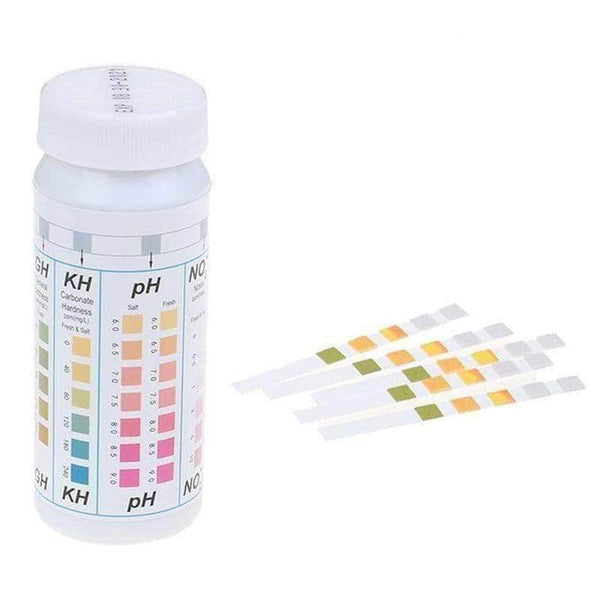 Kit de Test de Qualité de l'Eau Domestique - 100 Bandelettes pour Dureté,  pH, Fluor, Plomb, Nitrates et plus