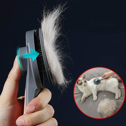 Brosse Autonettoyante pour Chat et Chien – Peigne de Toilettage à Aiguilles-2-Petmonde