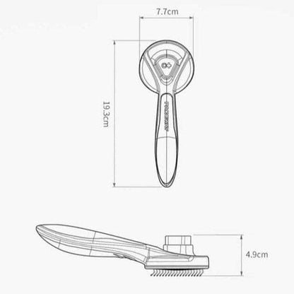 Brosse Autonettoyante pour Chat et Chien – Peigne de Toilettage à Aiguilles-6-Petmonde