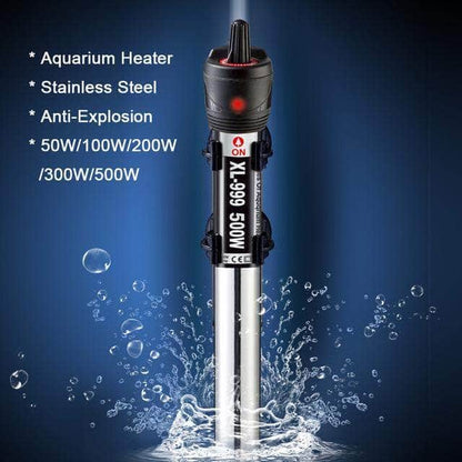 Petmonde-Chauffage submersible en acier inoxydable pour aquarium-Accessoires-100W-Petmonde