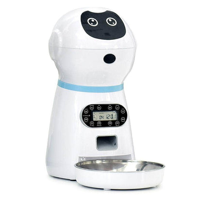 Distributeur Automatique de Croquettes avec Enregistrement Vocal – 4 Repas pour Chien & Chat-11-Petmonde