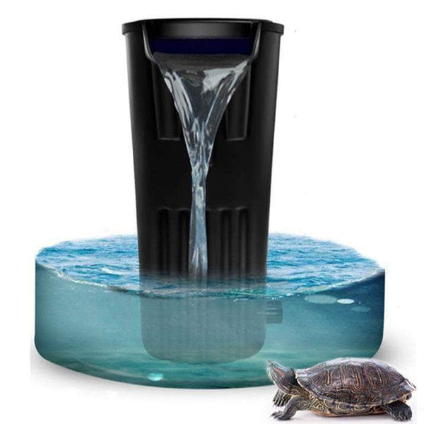Pompe de filtre d'aquarium en matériau ABS, filtre à eau basse
