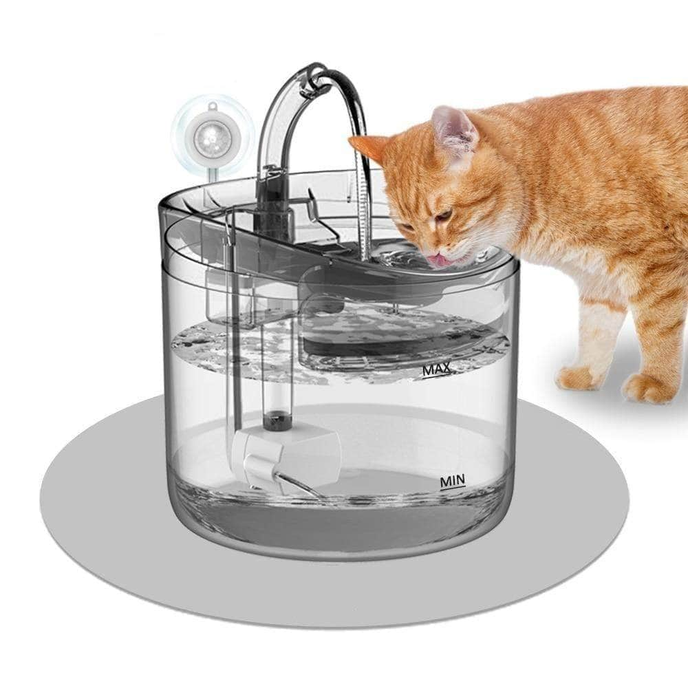 Fontaine d'Eau Automatique 2L pour Chat et Chien - Pompe Silencieuse et Filtres-1-Petmonde