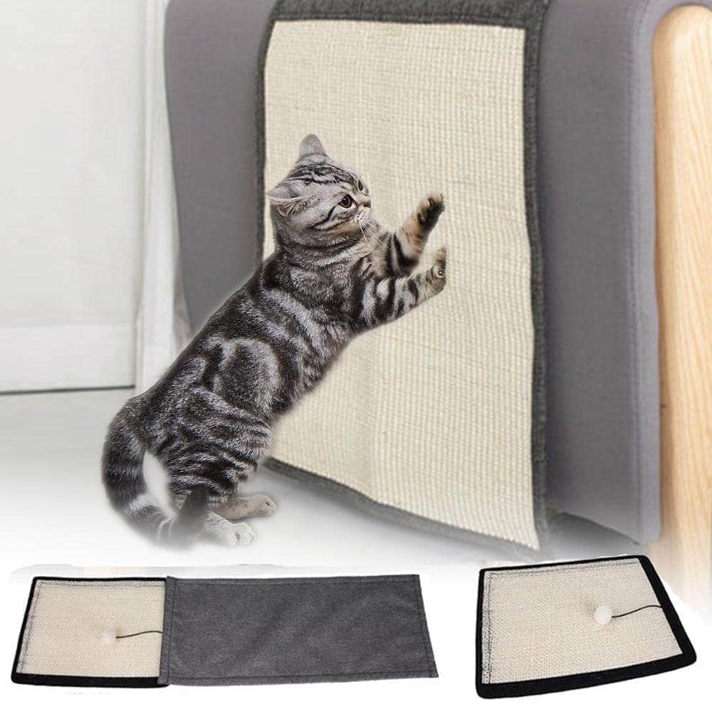 Grattoir Pliable pour Chat – Tapis de Protection pour Meubles et Protège-Canapé-1-Petmonde