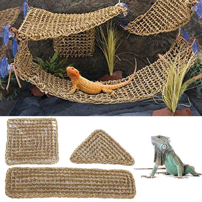 Hamac Suspendu pour Reptiles – Balançoire & Lit Suspendu pour Iguane, Lézard & Terrarium-1-Petmonde