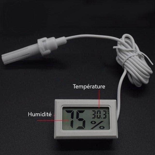 Hygromètre/Thermomètre mécanique pour terrarium - Zoomed