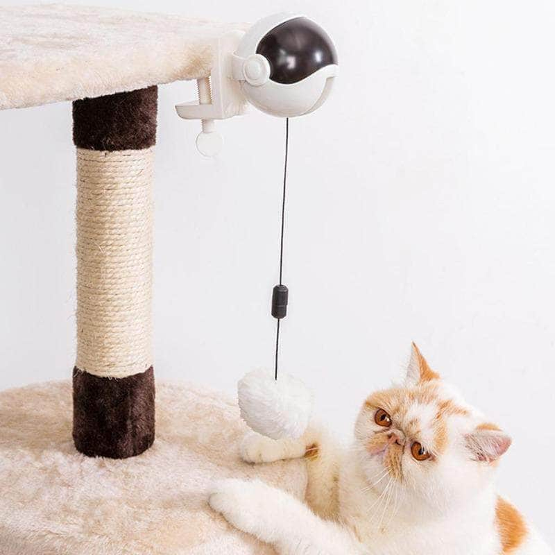 Jouet interactif intelligent pour chat boule de coton-3-Petmonde