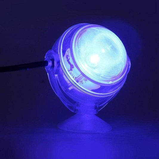 Lumière LED submersible étanche fixation à ventouse pour aquarium-1-Petmonde