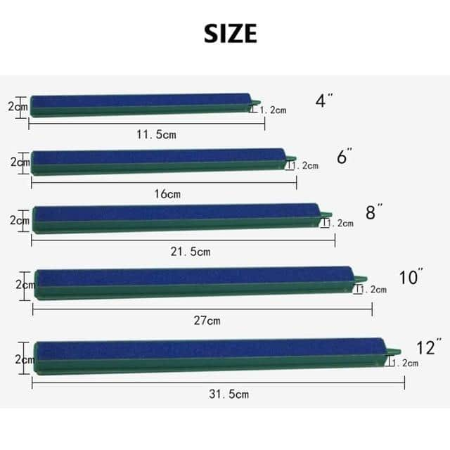Pierre à bulles oxygène barreau pour pompe à air 5 tailles-3-Petmonde