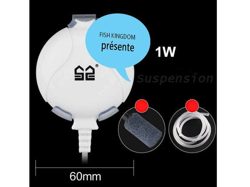 SUNSUN mini pompe à air suspendu via ventouse pour oxygéner l'eau de l'aquarium-4-Petmonde