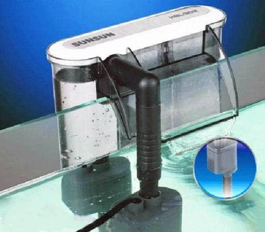 Système de filtration à cascade avec pompe filtre externe silencieux à éponge en charbon actif pour aquarium-1-Petmonde